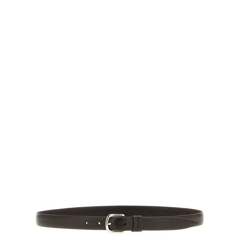Zerbini Claudio Brown Leather Regular Men's Belt